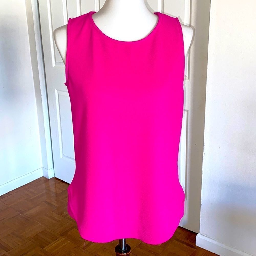 Green Envelope Solid Exposed Zip Back Sleeveless Tank